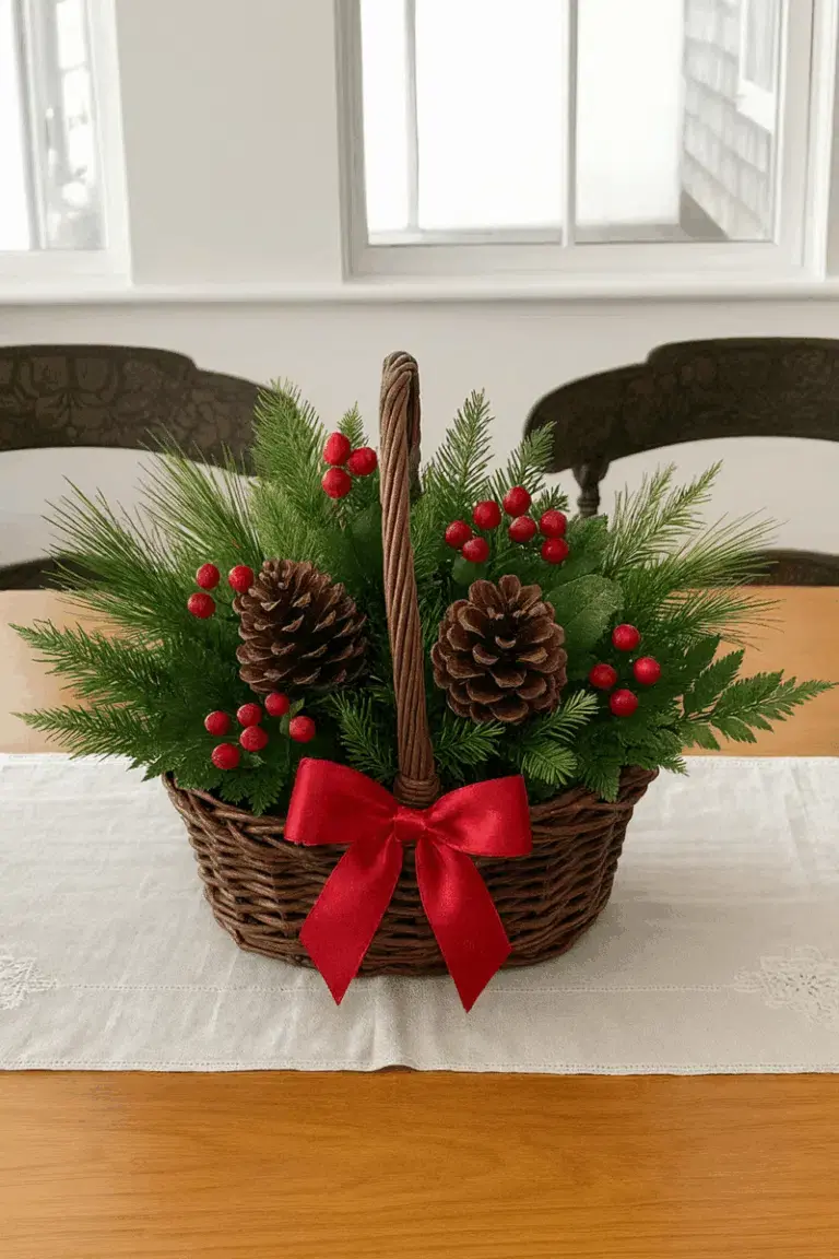 Ideas for Decorating with Baskets at Christmas: Creative, Cozy & Stylish Holiday Inspiration ideas for decorating with baskets at christmas 4