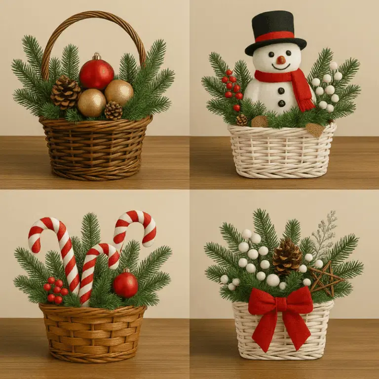 Ideas for Decorating with Baskets at Christmas: Creative, Cozy & Stylish Holiday Inspiration ideas for decorating with baskets at christmas 6