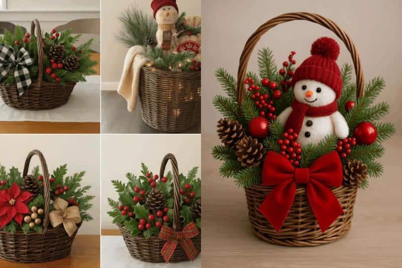 Ideas for Decorating with Baskets at Christmas: Creative, Cozy & Stylish Holiday Inspiration ideas for decorating with baskets at christmas