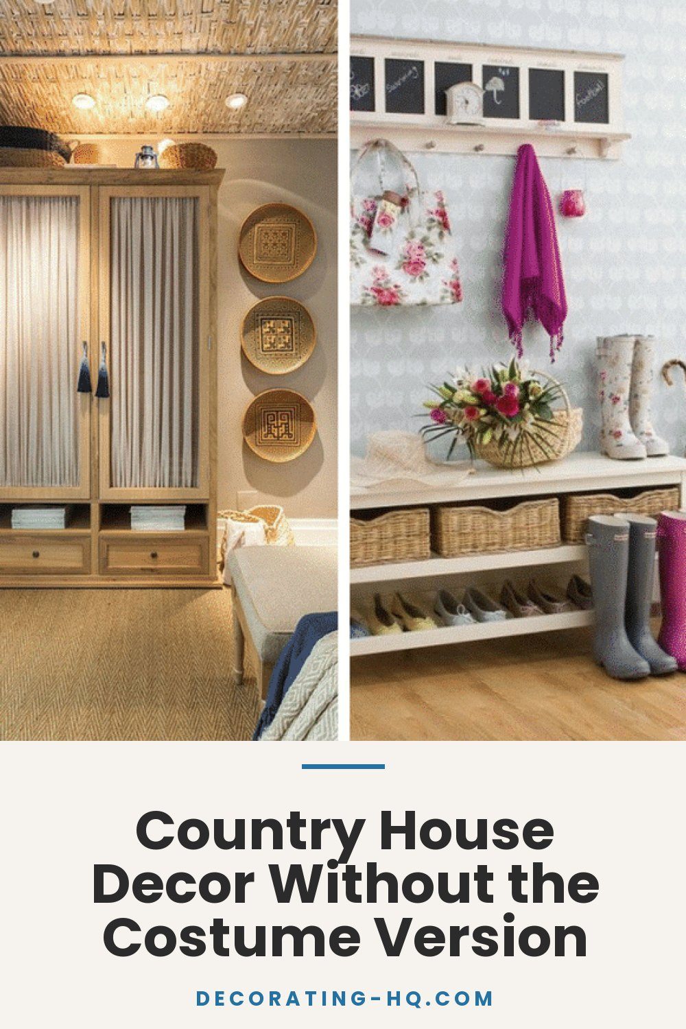 Country House Decor Without the Costume Version