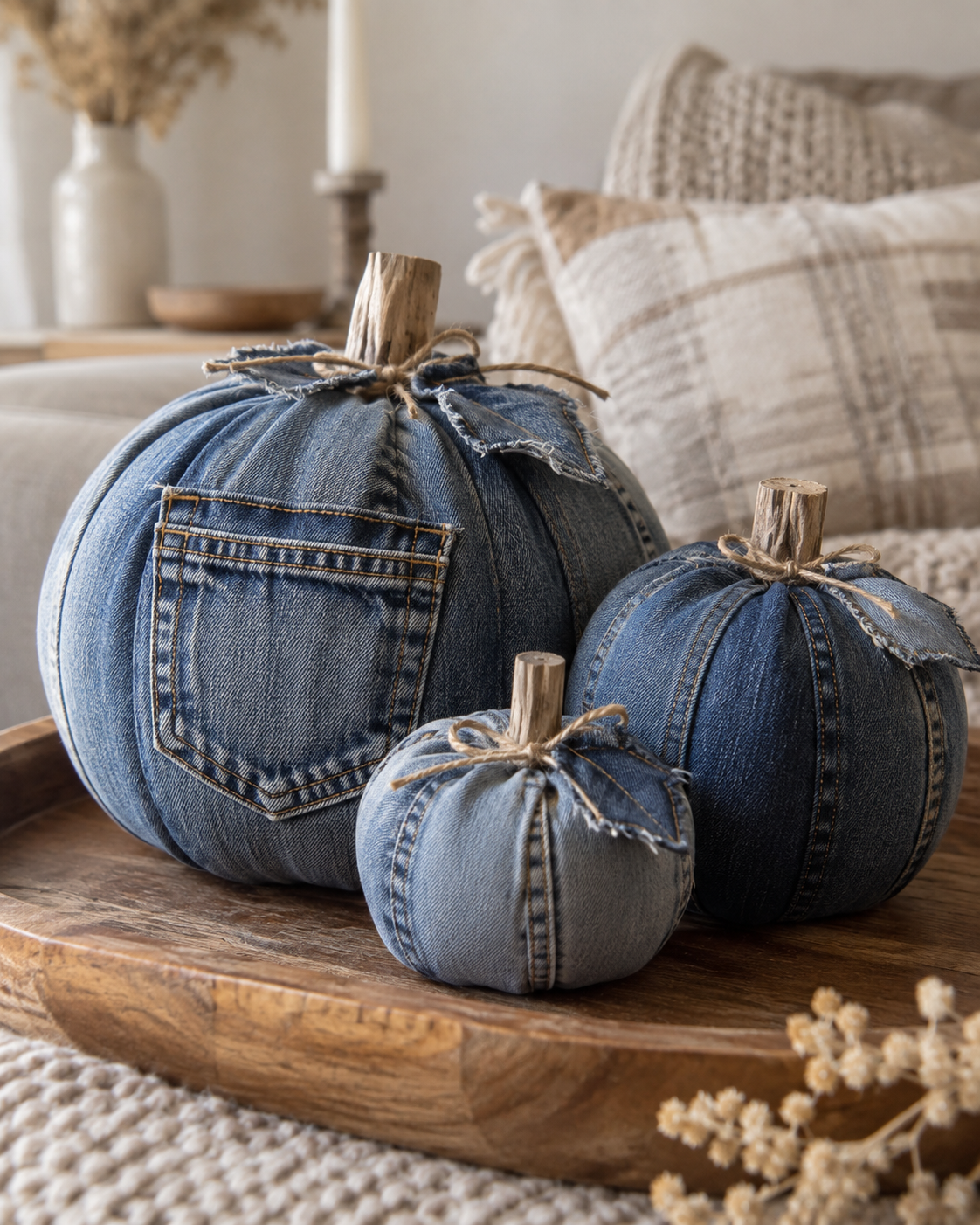 Ideas for Making Pumpkins with Denim Fabric Ideas for Making Pumpkins with Denim Fabric ideas for making pumpkins with denim fabric 8