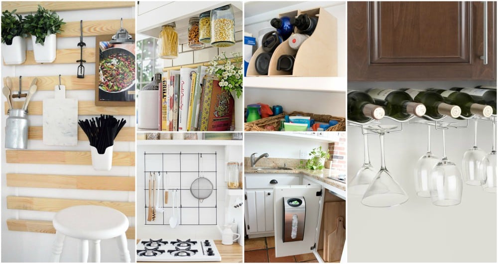 ideas organize tiny kitchen