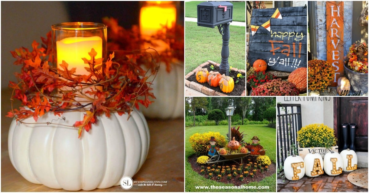 ideas outdoor fall decor