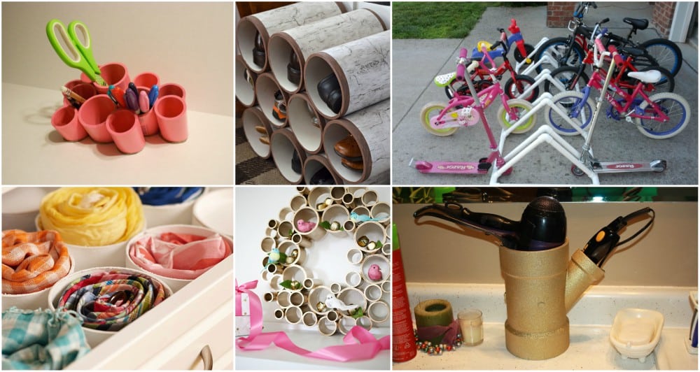 ideas pvc pipe organization