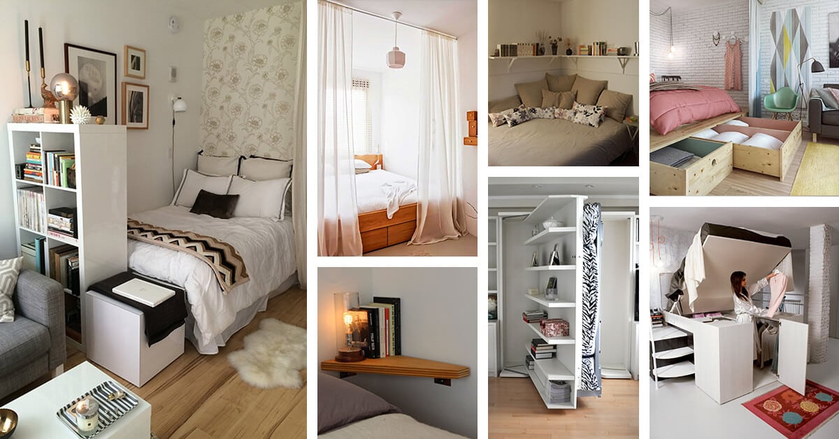 20+ Smart Space Saving Ideas For Your Tiny Bedroom