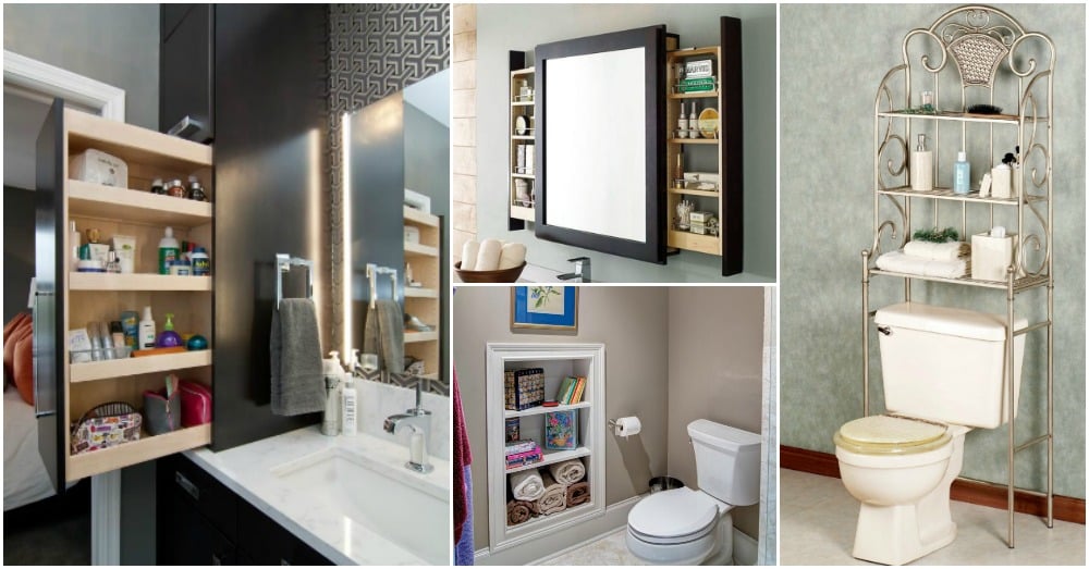 ideas storage solutions for small bathrooms