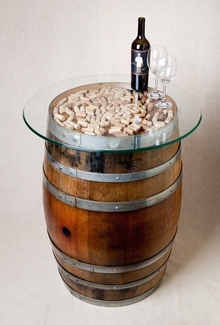 ideas to use old wine barrels in decoration 1