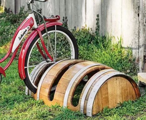 ideas to use old wine barrels in decoration 2