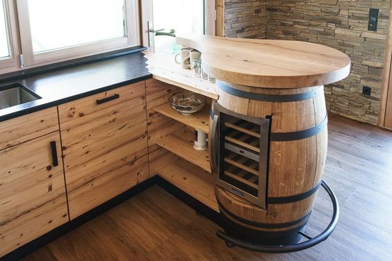 15 Wonderful ideas to use old wine barrels in decoration