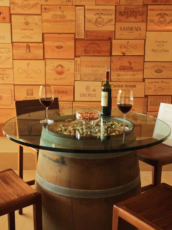 ideas to use old wine barrels in decoration 8