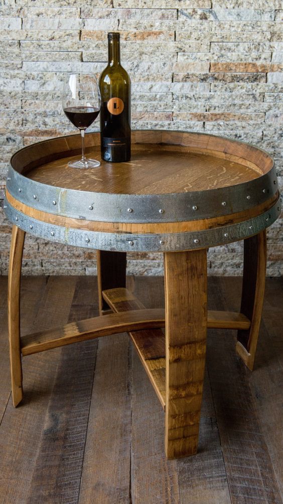 ideas to use old wine barrels in decoration 9