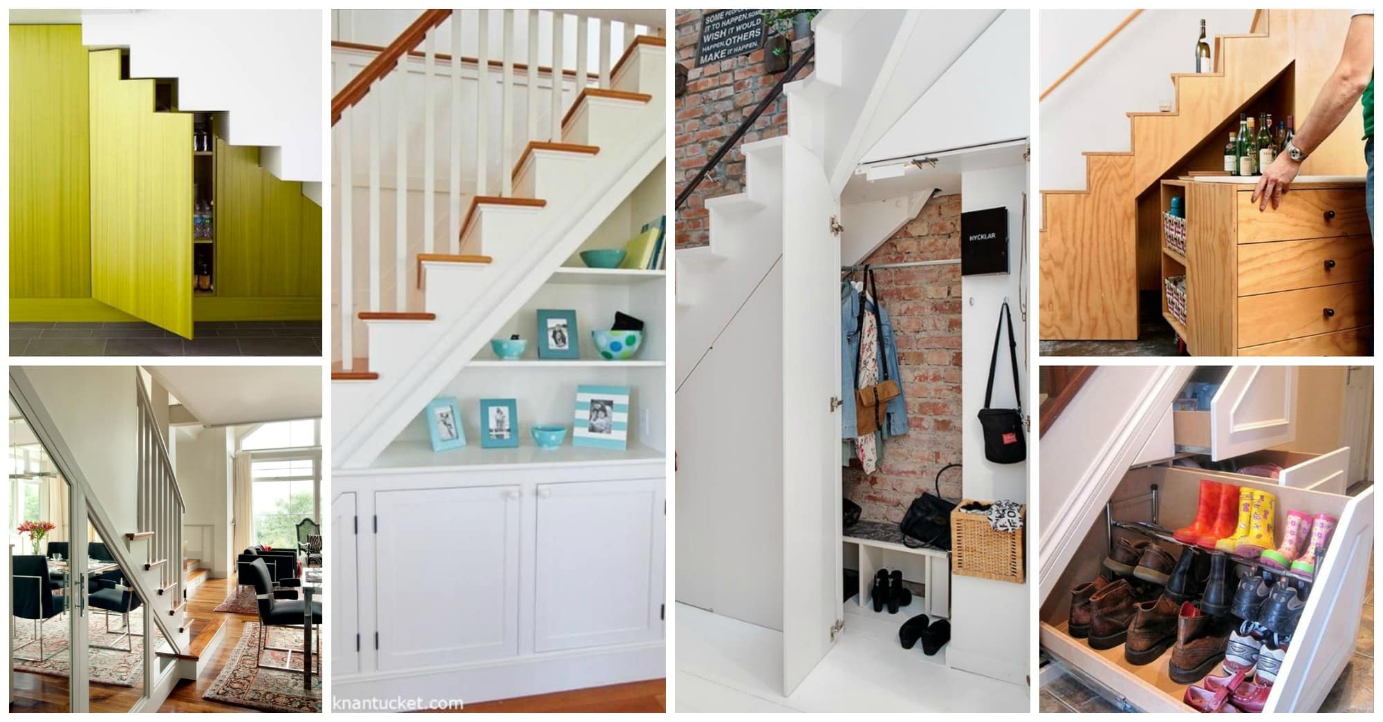 ideas under stairs storage