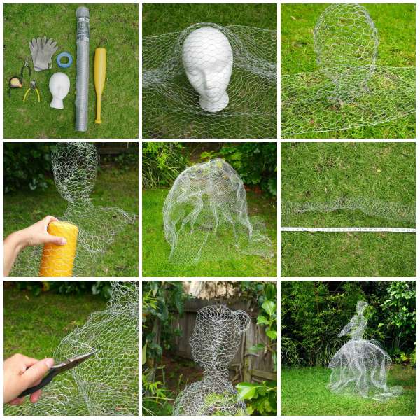 Beautiful Ideas with Wire to Decorate Your Garden