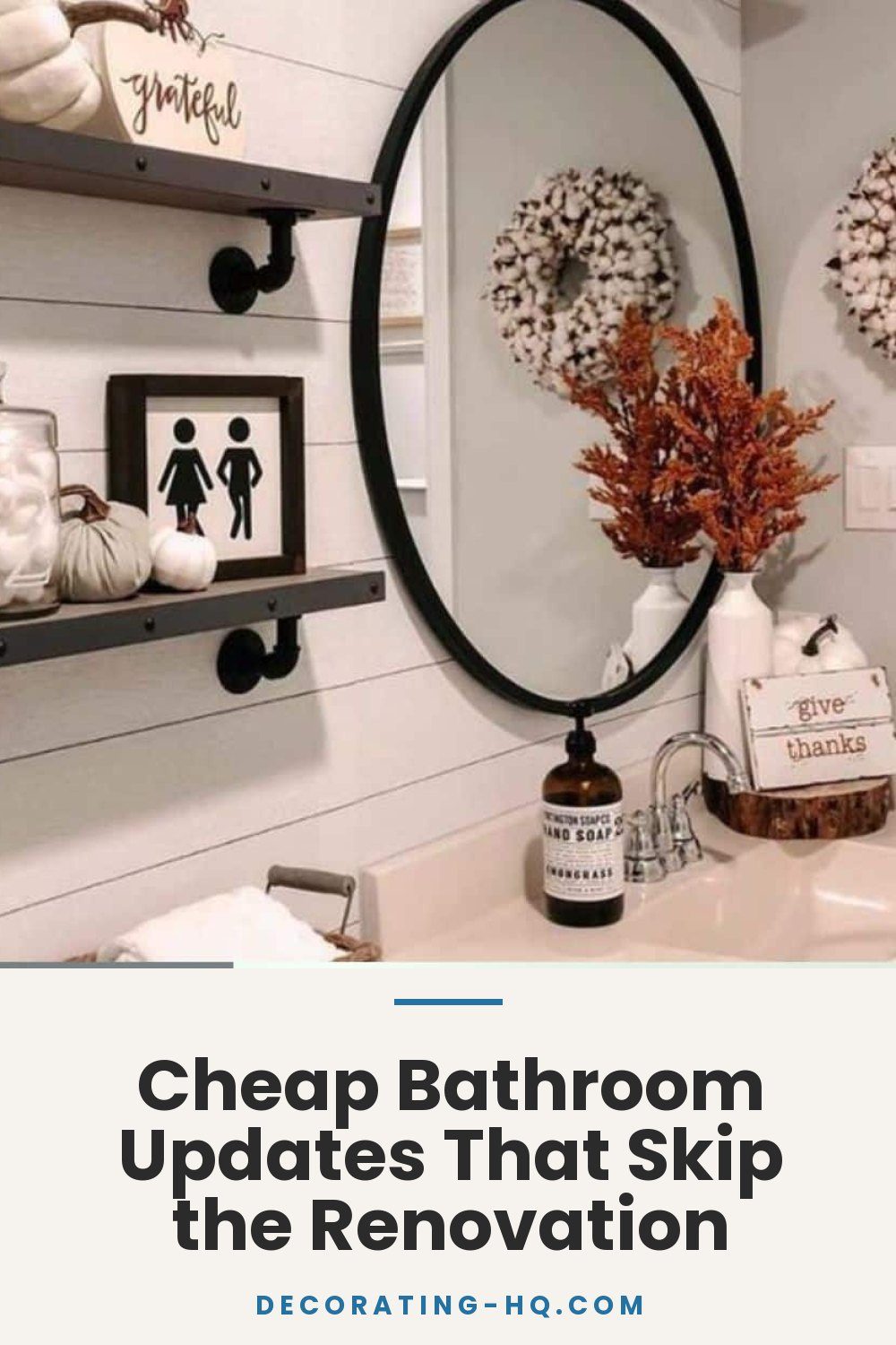 Cheap Bathroom Updates That Skip the Renovation