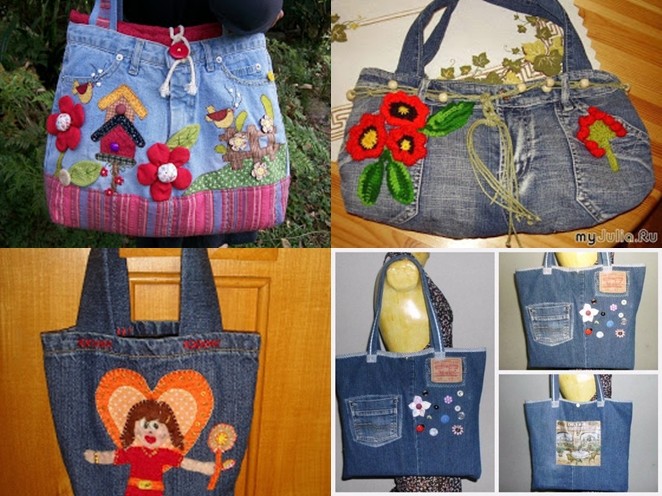 jeans handbag