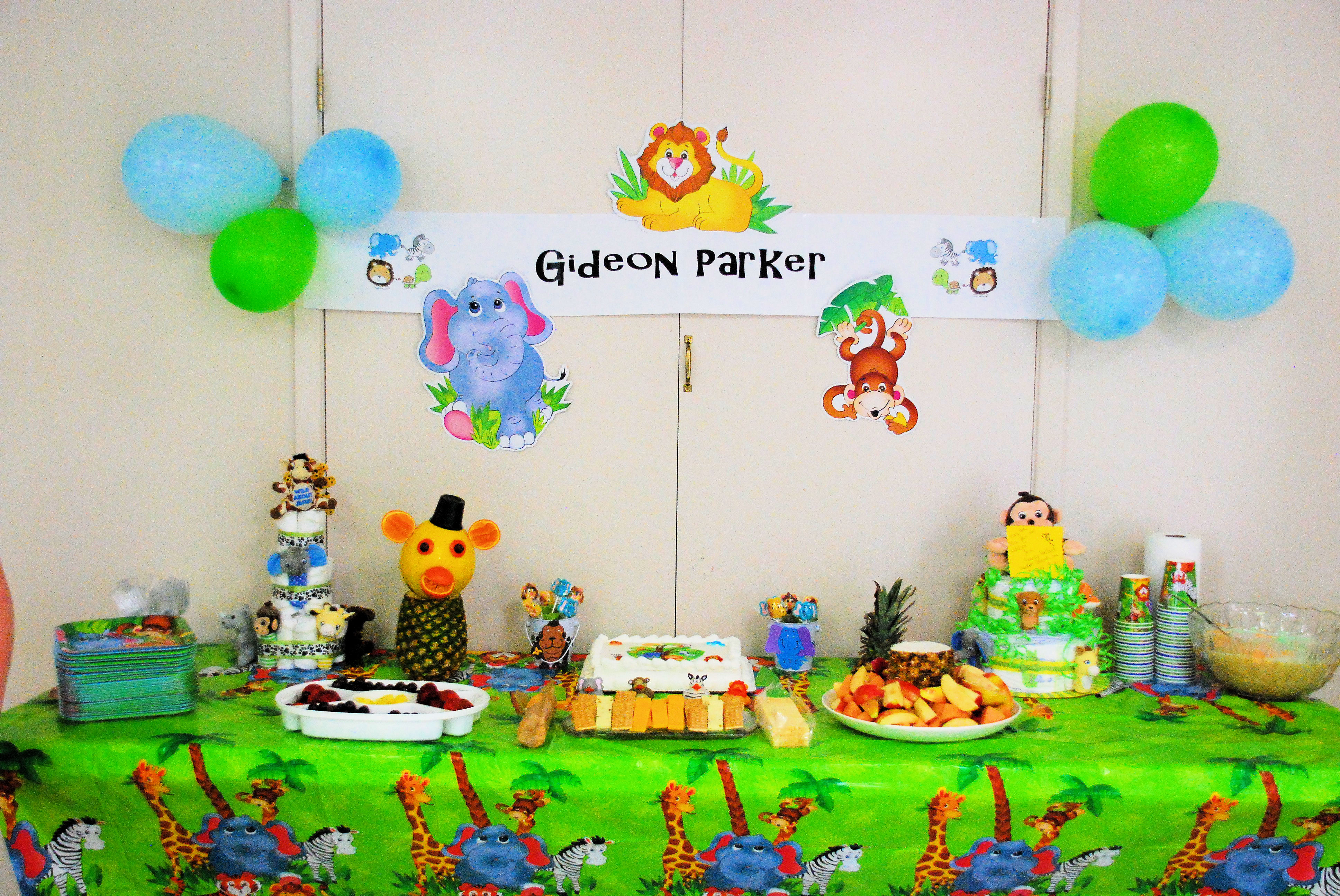 jungle theme baby shower