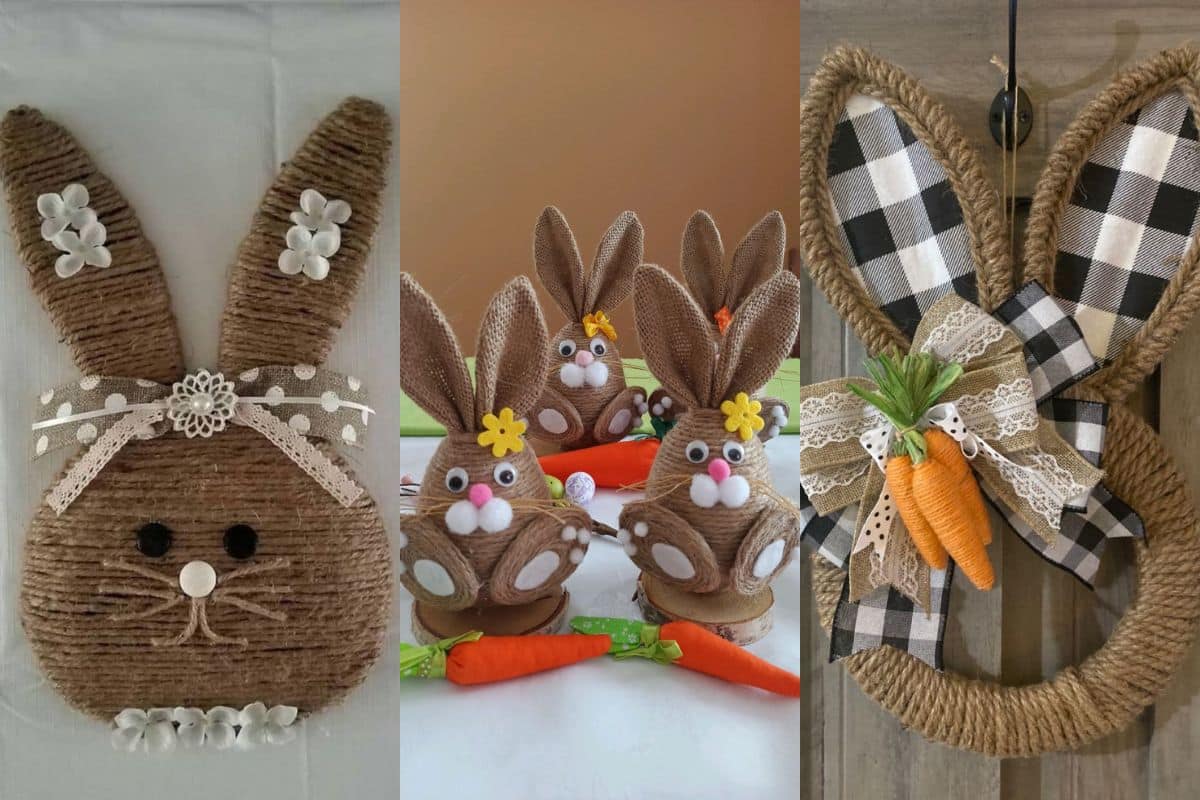 jute easter bunny ornaments 10