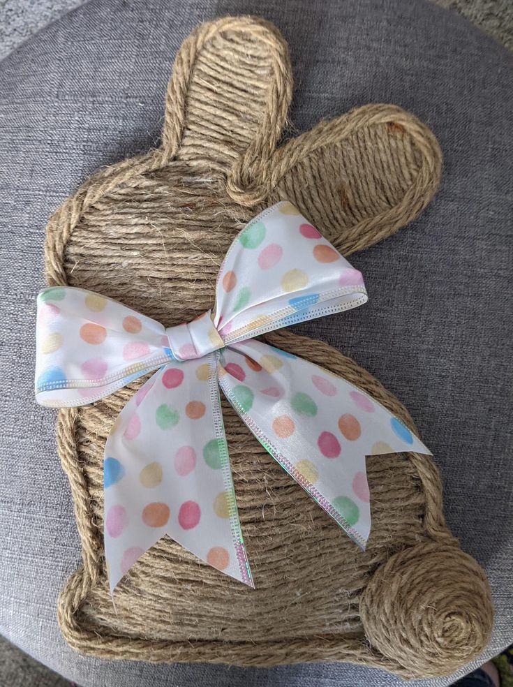 jute easter bunny ornaments 4