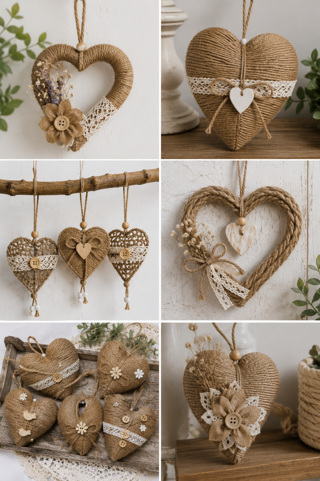 Creative Jute Heart Ideas to Brighten Your Home Creative Jute Heart Ideas to Brighten Your Home jute heart ideas 8