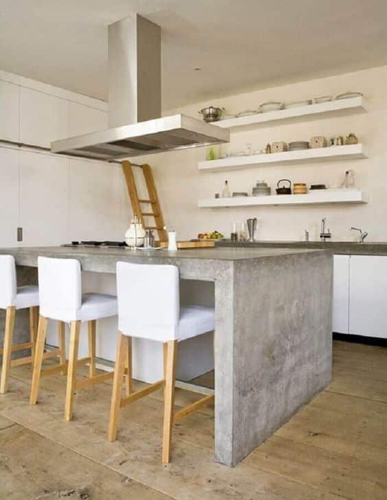 kitchen countertop ideas concrete