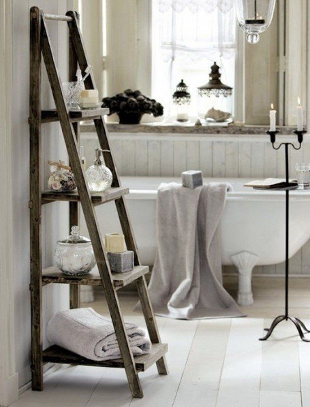 15+ Superb Ladder Decor Ideas