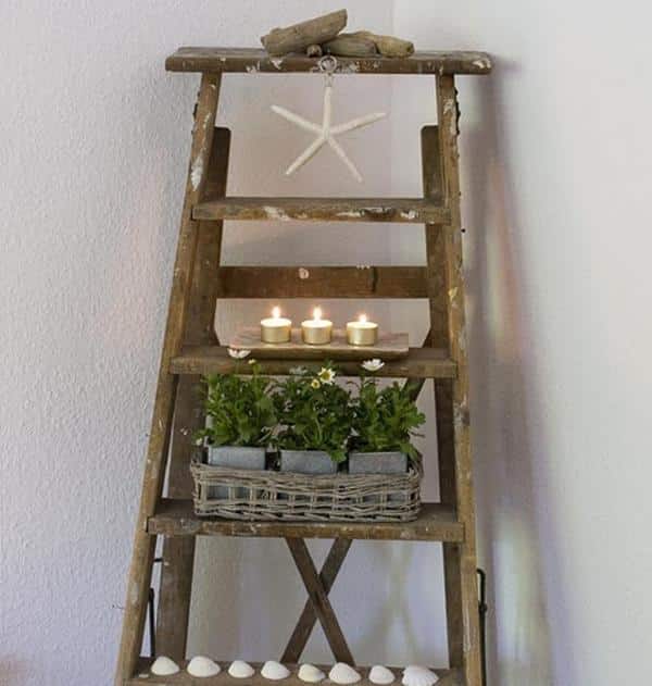 ladder decor ideas 14