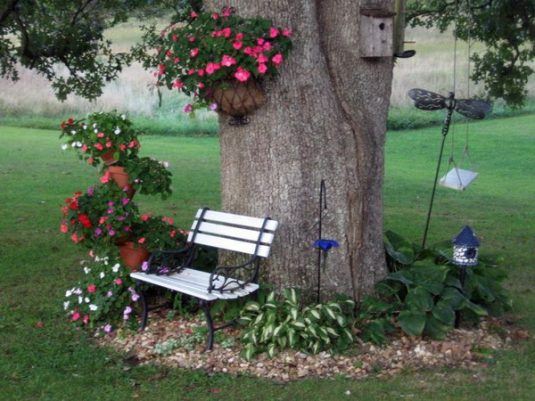 Landscape Perfection: 15 Stunning Ideas for Decorating Around Trees