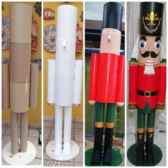 Learn How to Make a Nutcracker with Paper Rolls: A Creative DIY Guide