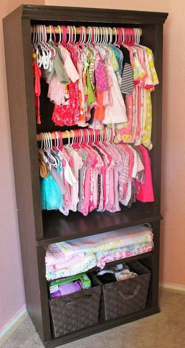 20+ Ingenious Low Cost DIY Closets