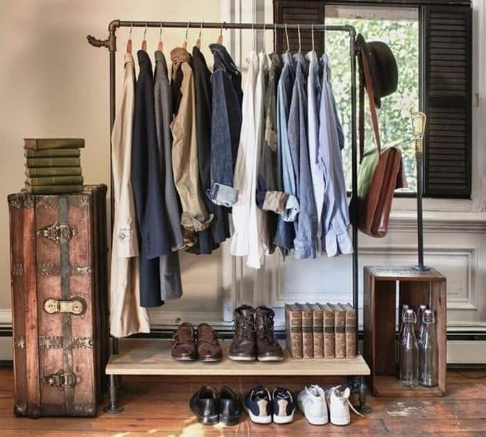 15+ Low Cost DIY Closet for The Clothes Storage