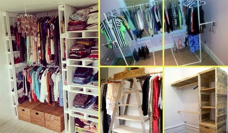 low money diy closet ideas