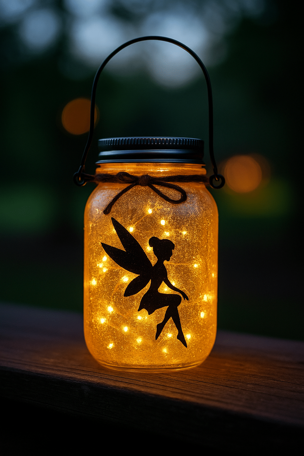 magic diy mason jar fairy lights