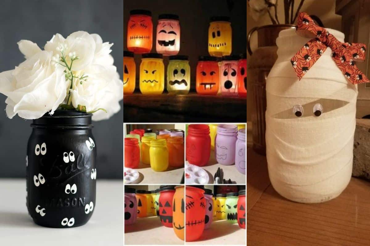 mason jar halloween crafts 9