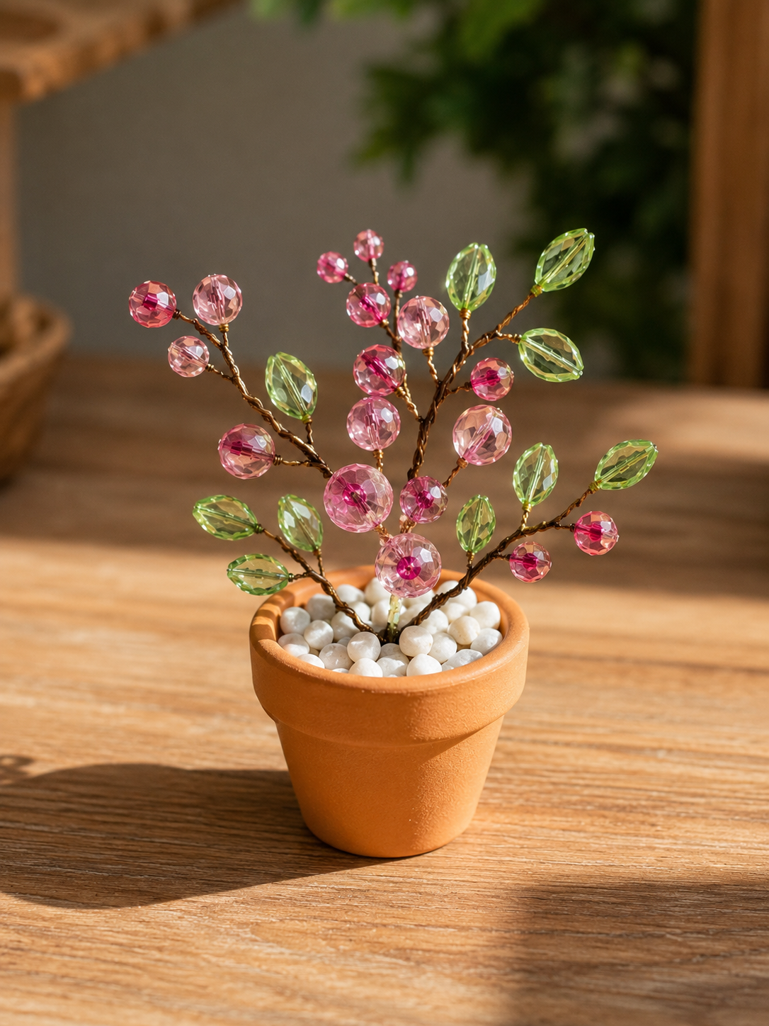 Miniature Flower Pots Adorned with Beads and Jewels Miniature Flower Pots Adorned with Beads and Jewels miniature flower pots adorned with beads and jewels 7
