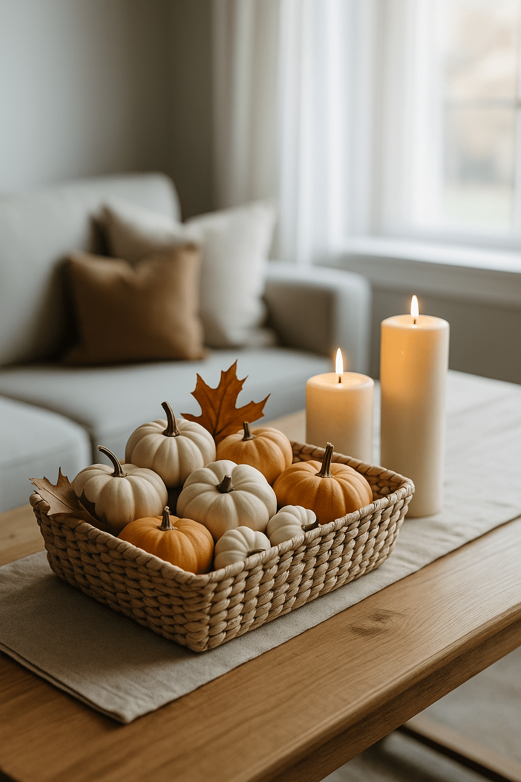 minimalist scandinavian fall decor 1