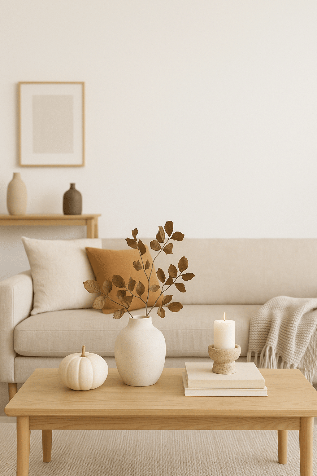 minimalist scandinavian fall decor 5