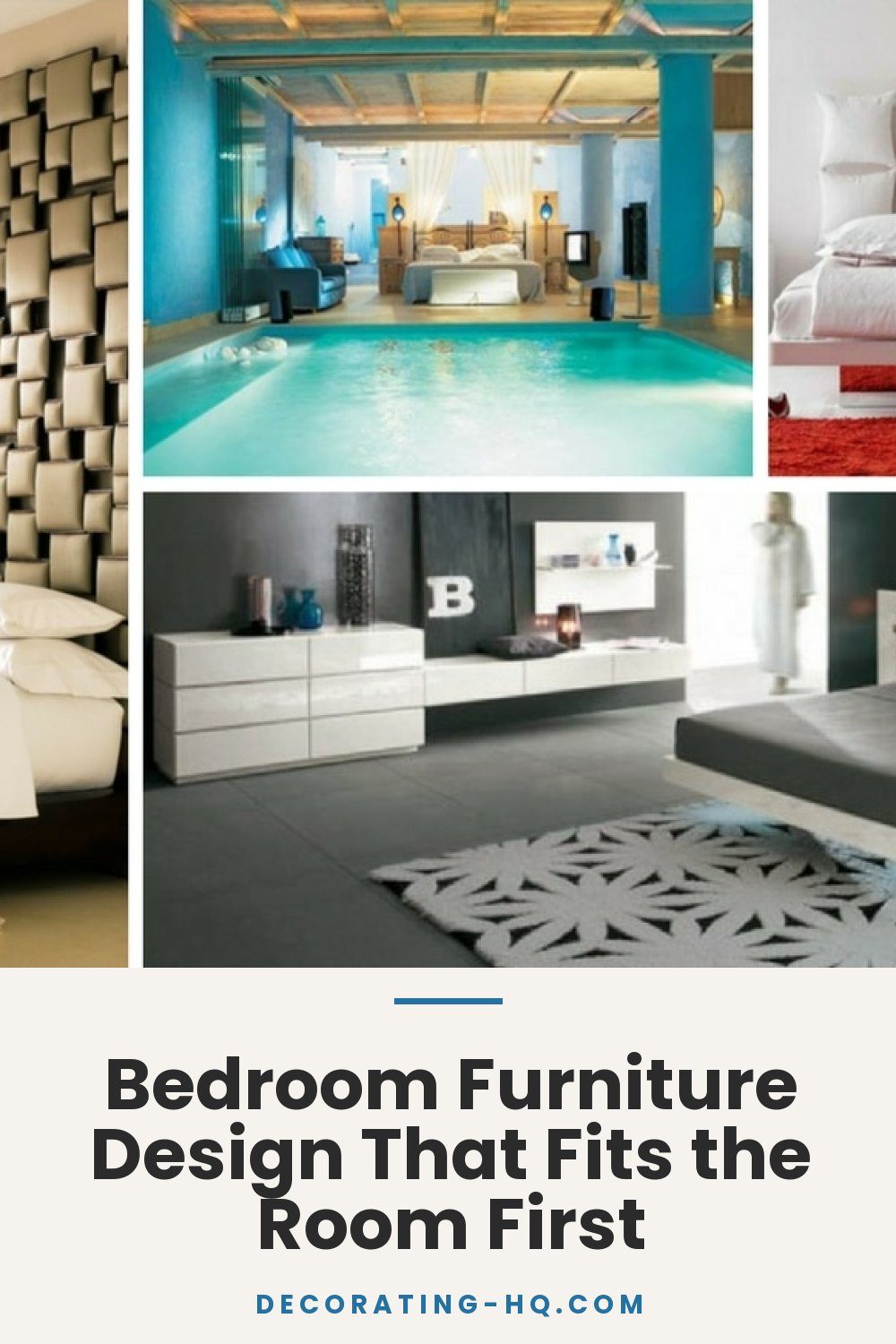 Bedroom Furniture Design That Fits the Room First