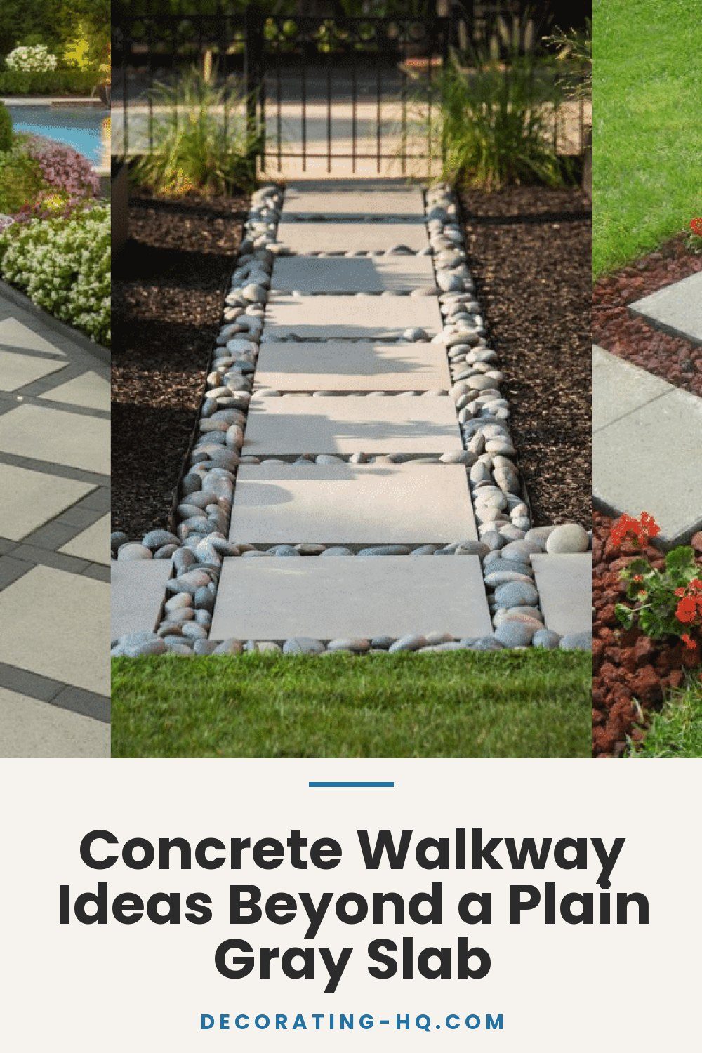 Concrete Walkway Ideas Beyond a Plain Gray Slab