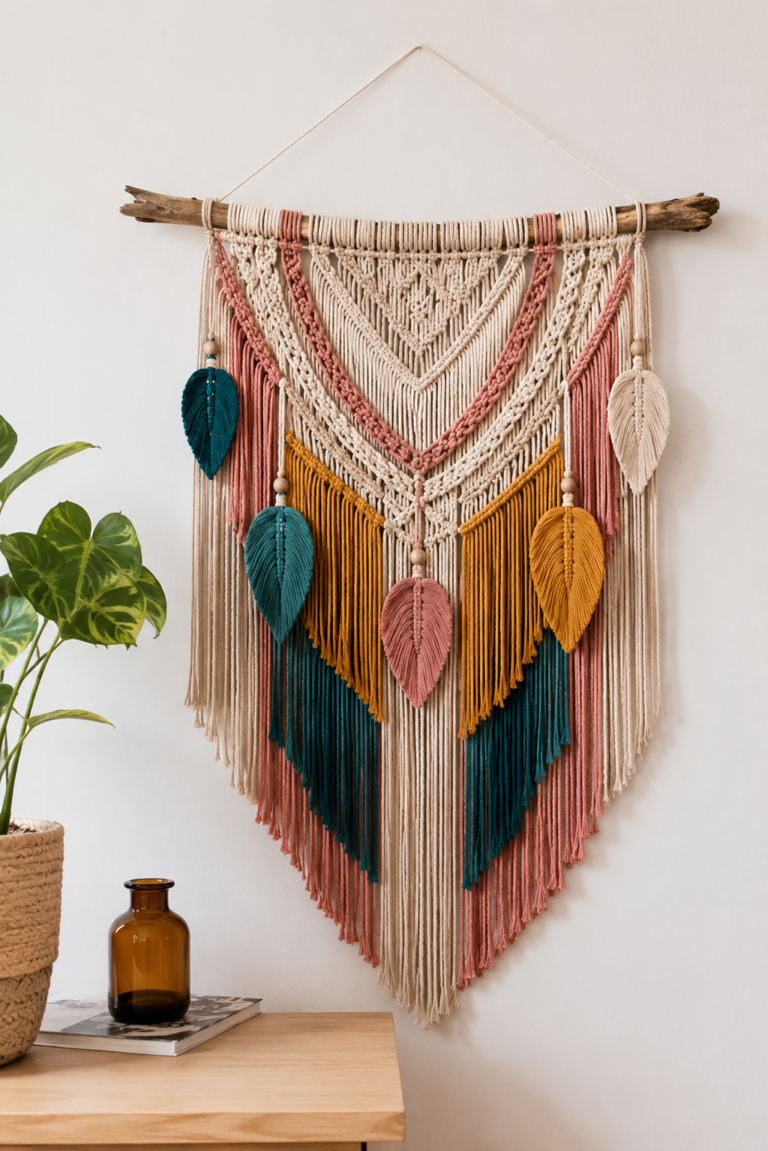 Modern Macrame Wall Art Ideas to Decorate Your Home Modern Macrame Wall Art Ideas to Decorate Your Home modern macrame wall art 6
