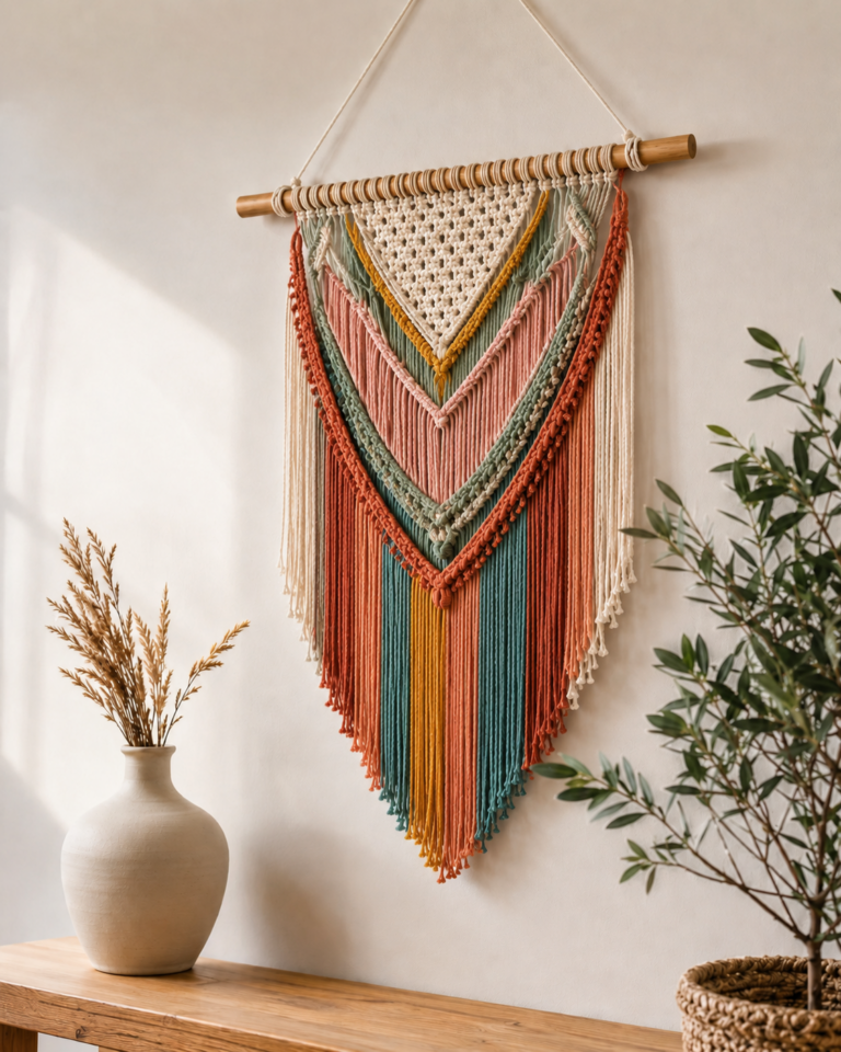 Modern Macrame Wall Art Ideas to Decorate Your Home Modern Macrame Wall Art Ideas to Decorate Your Home modern macrame wall art 7