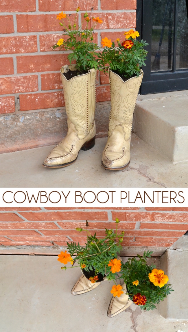 9 Ways to Use Old Shoes as Planters