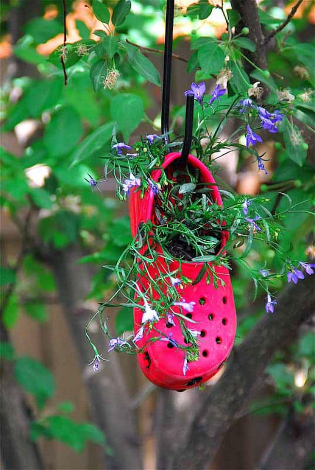 9 Ways to Use Old Shoes as Planters