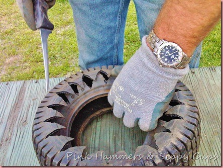 DIY Beautiful Tire Planter