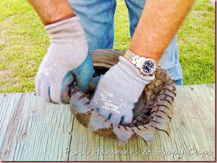 DIY Beautiful Tire Planter