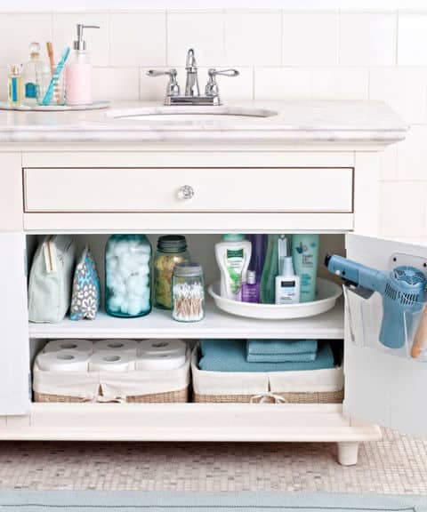 15+ Creative Tips For An Organized Bathroom