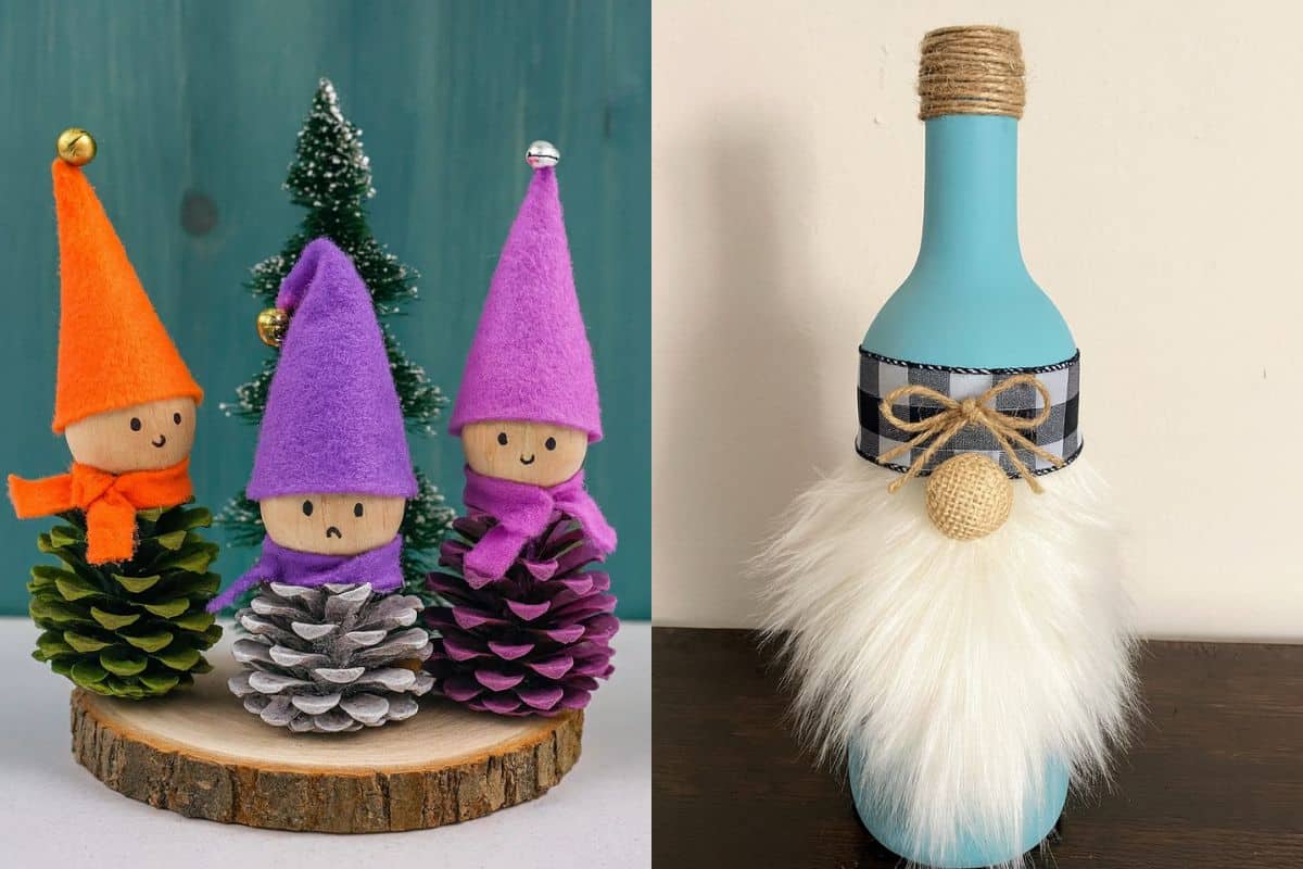 original elf ideas using recycled materials