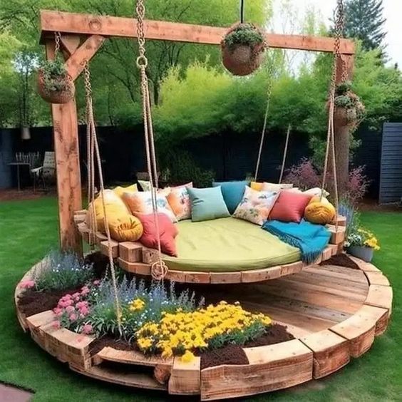 Original Wooden Swings for the Garden: Adding Rustic Charm to Your Outdoor Space