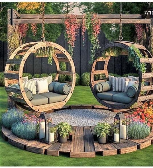 Original Wooden Swings for the Garden: Adding Rustic Charm to Your Outdoor Space