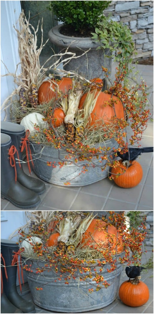 15+ DIY Outdoor Fall Decorations