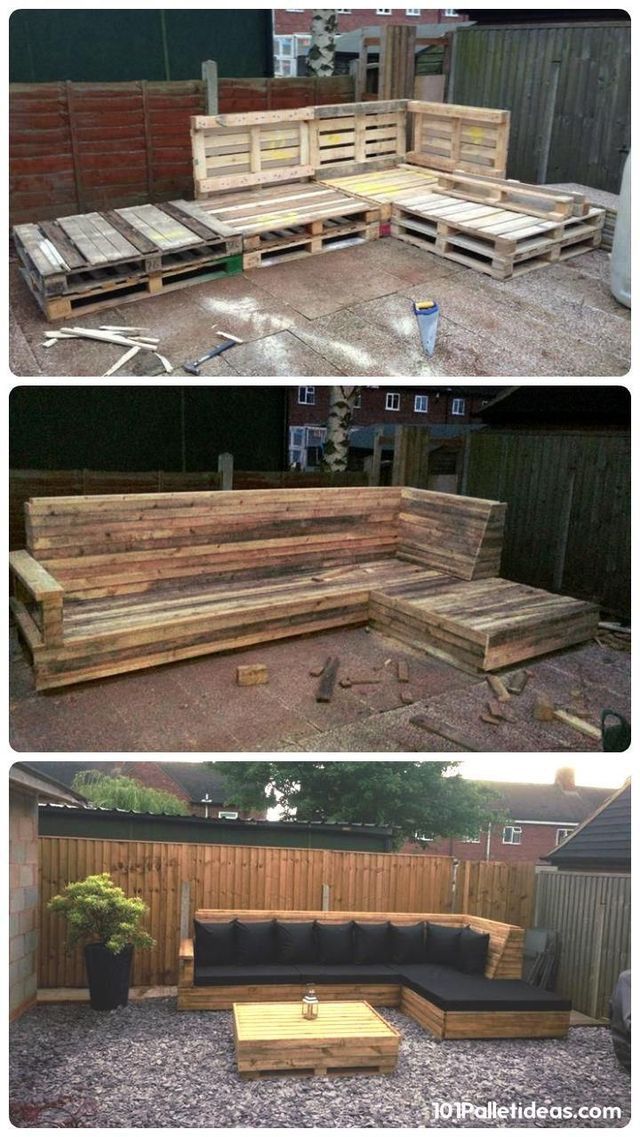 15+ Ingenious Outdoor DIY Pallet Projects